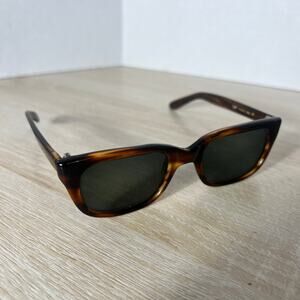 Vintage Safilo Monza 5 3/4 Sunglasses FRAMES ONLY Havana Brown Italy 46-22